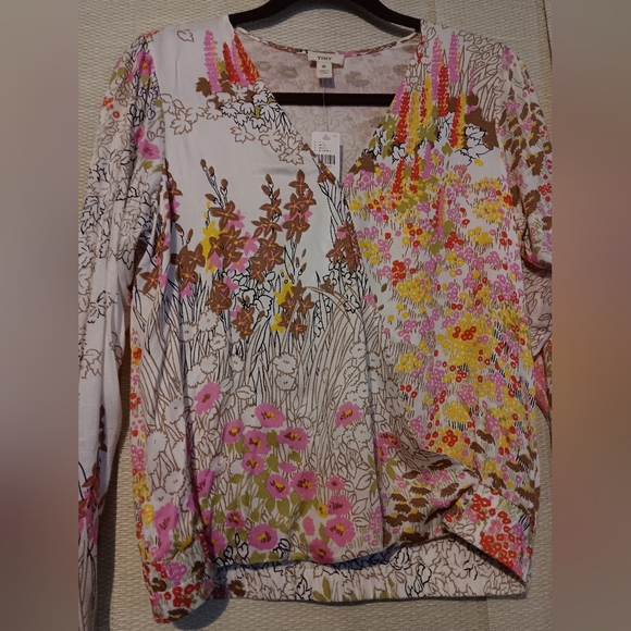 ANTHROPOLOGIE TINY floral top NWT small - Picture 4 of 11